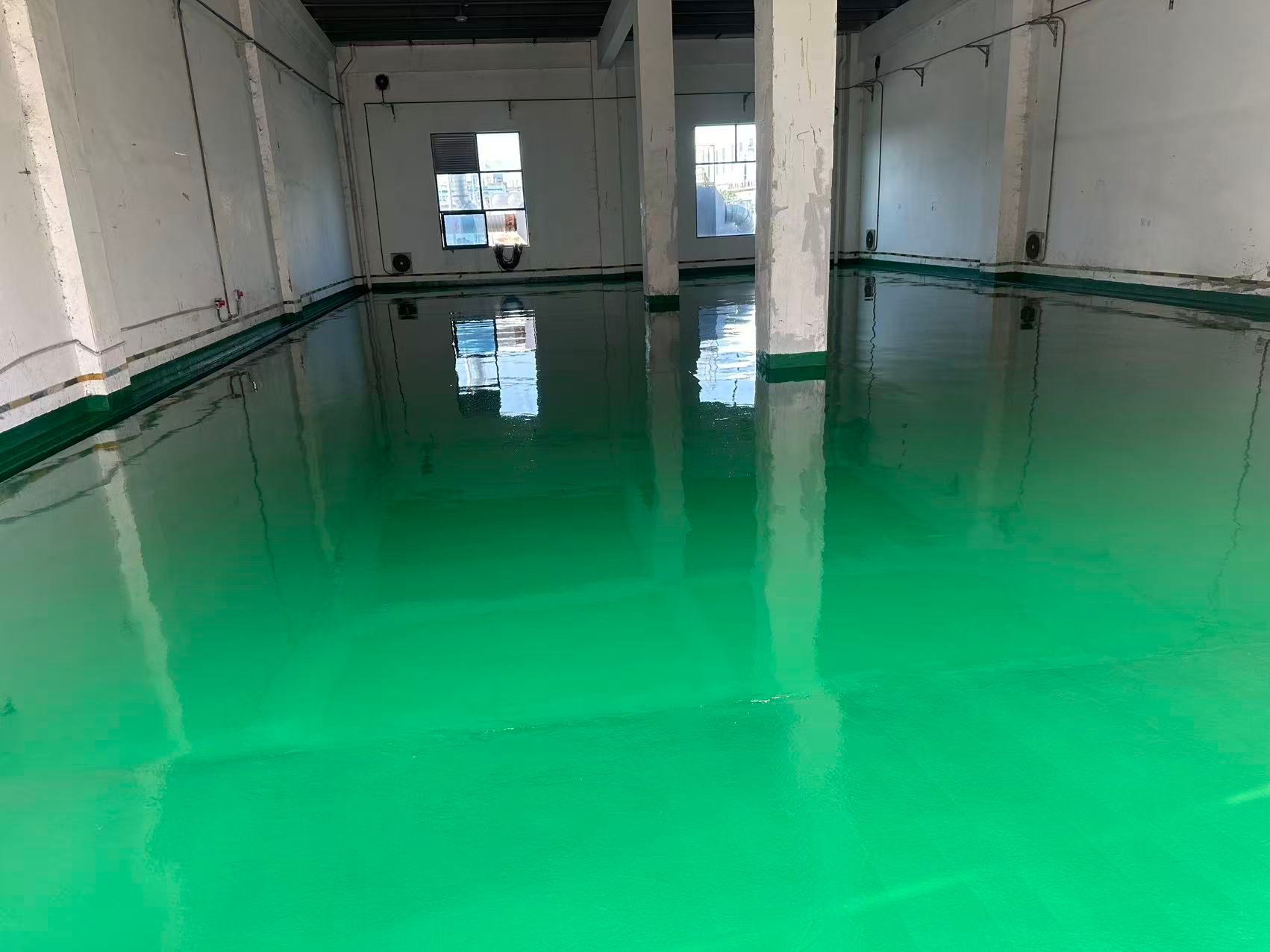 立铠精密科技工业防腐地坪施工效果二